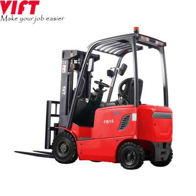 Chinese Best 4 Wheel 1.5 1.8 Ton Electric Battery Forklift With AC Motor Fork Lift Truck